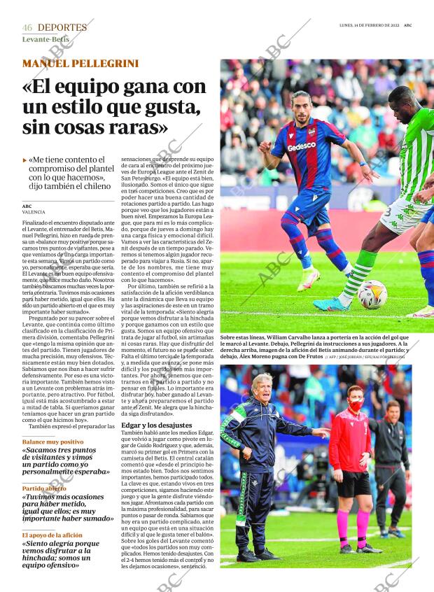 ABC SEVILLA 14-02-2022 página 46