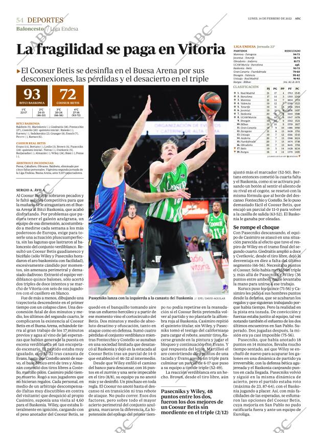 ABC SEVILLA 14-02-2022 página 54