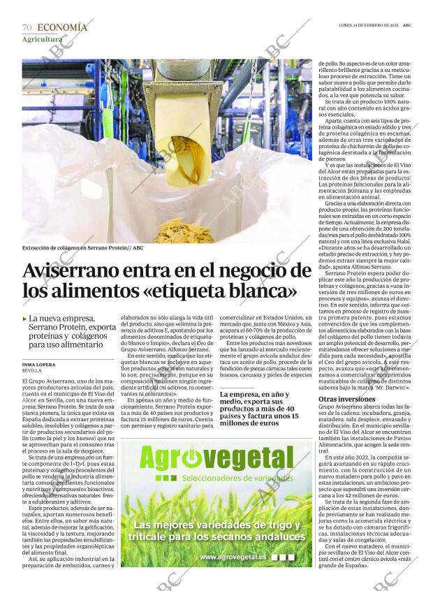ABC SEVILLA 14-02-2022 página 70