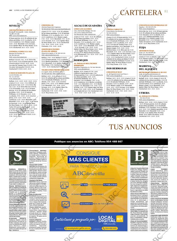 ABC SEVILLA 14-02-2022 página 81
