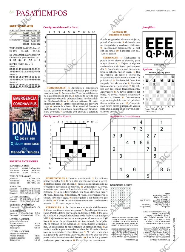 ABC SEVILLA 14-02-2022 página 84