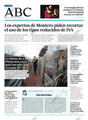 ABC MADRID 15-02-2022 página 2