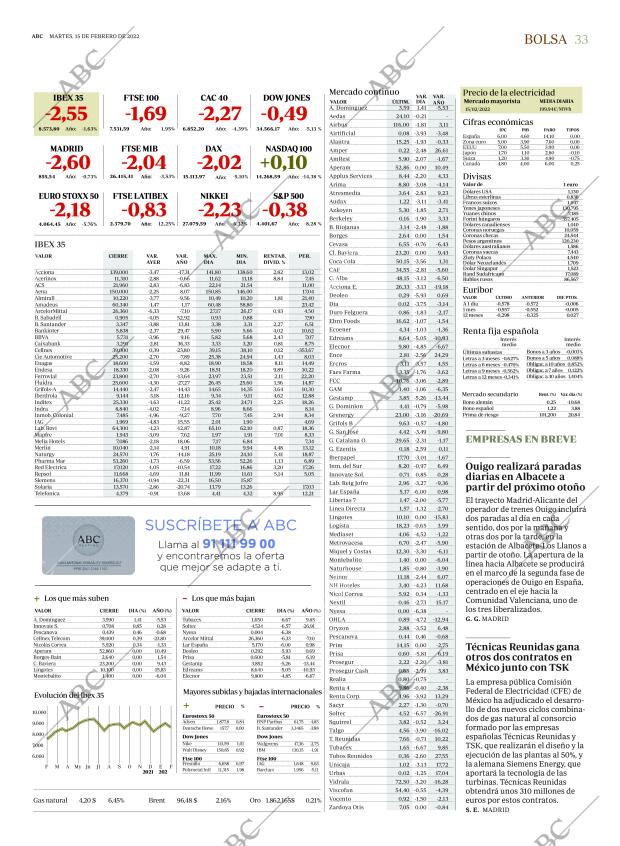 ABC MADRID 15-02-2022 página 33