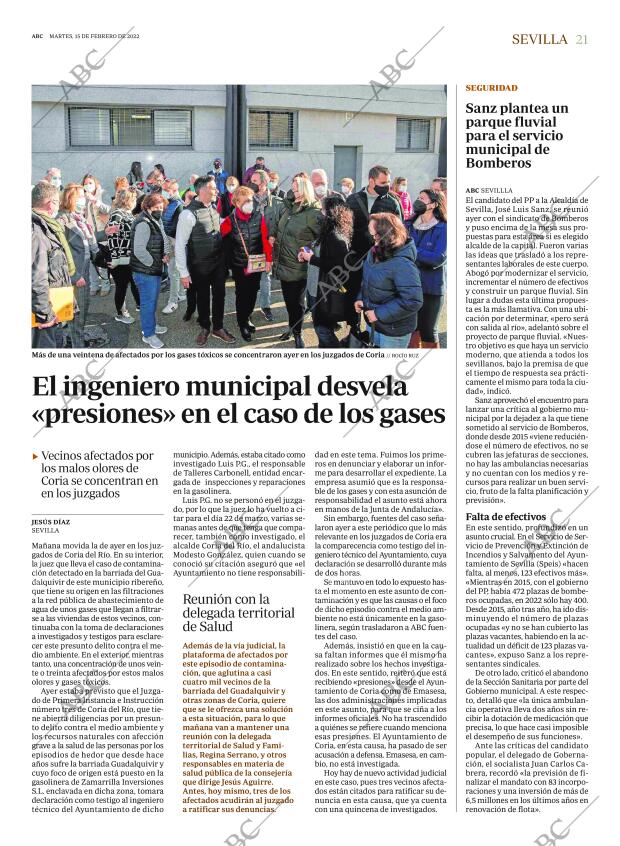 ABC SEVILLA 15-02-2022 página 21