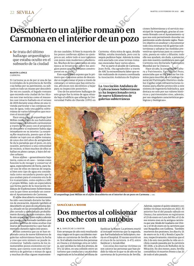 ABC SEVILLA 15-02-2022 página 22