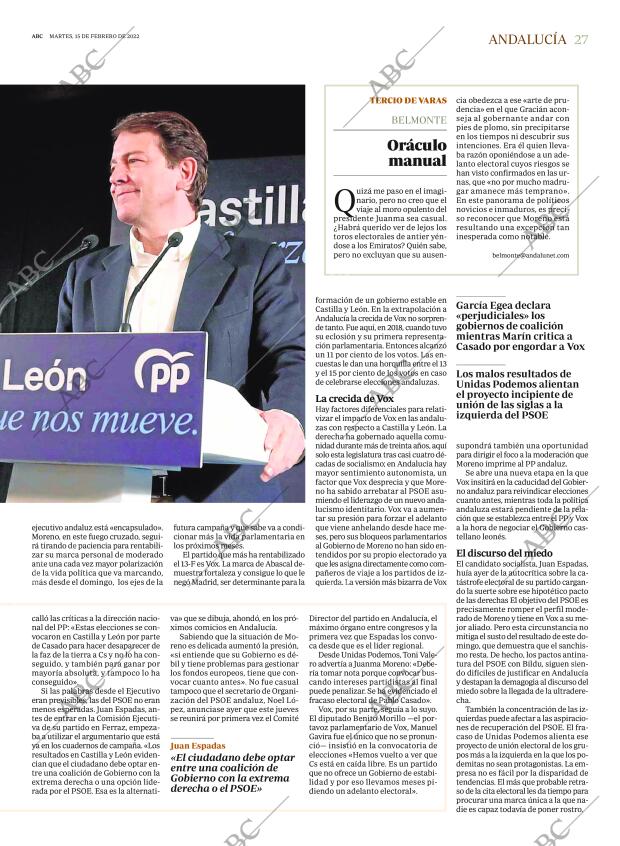 ABC SEVILLA 15-02-2022 página 27
