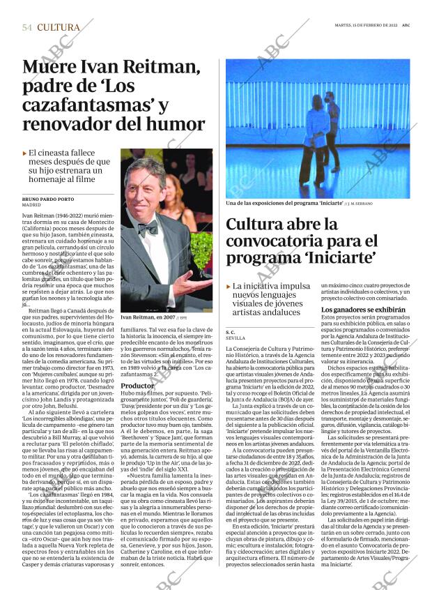 ABC SEVILLA 15-02-2022 página 54