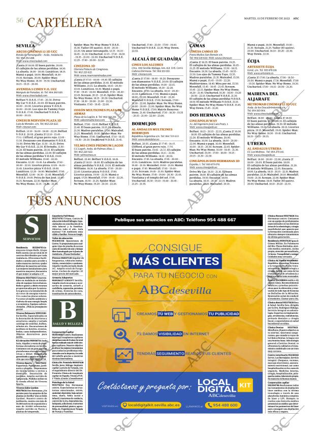 ABC SEVILLA 15-02-2022 página 56