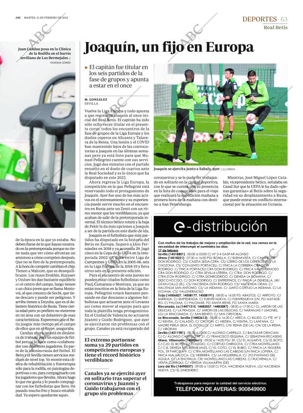 ABC SEVILLA 15-02-2022 página 63
