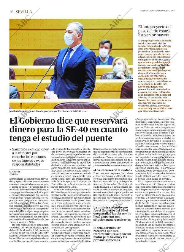 ABC SEVILLA 16-02-2022 página 16
