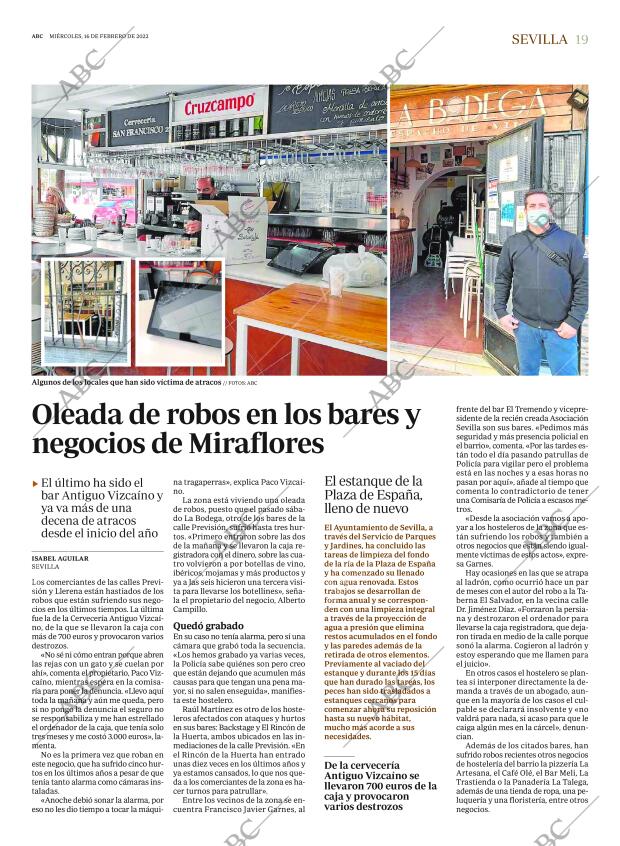 ABC SEVILLA 16-02-2022 página 19