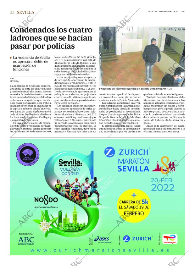 ABC SEVILLA 16-02-2022 página 22