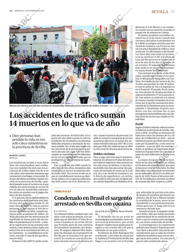 ABC SEVILLA 16-02-2022 página 23