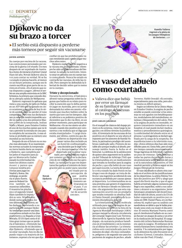 ABC SEVILLA 16-02-2022 página 62