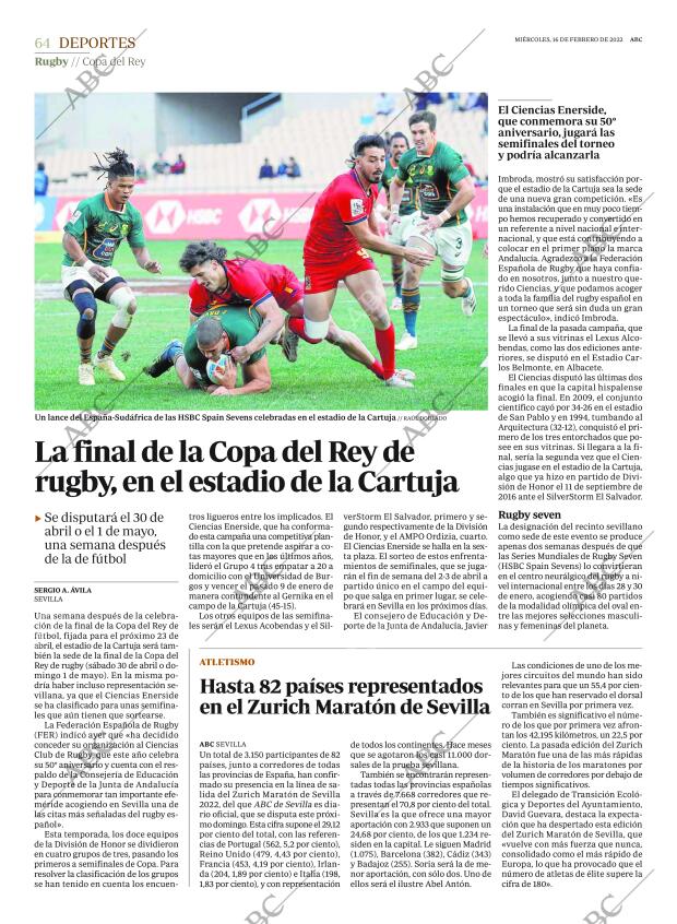 ABC SEVILLA 16-02-2022 página 64