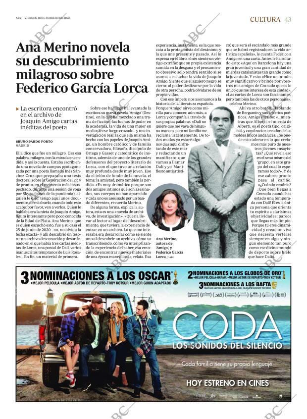 ABC MADRID 18-02-2022 página 43