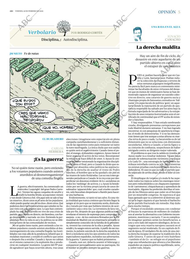 ABC MADRID 18-02-2022 página 5