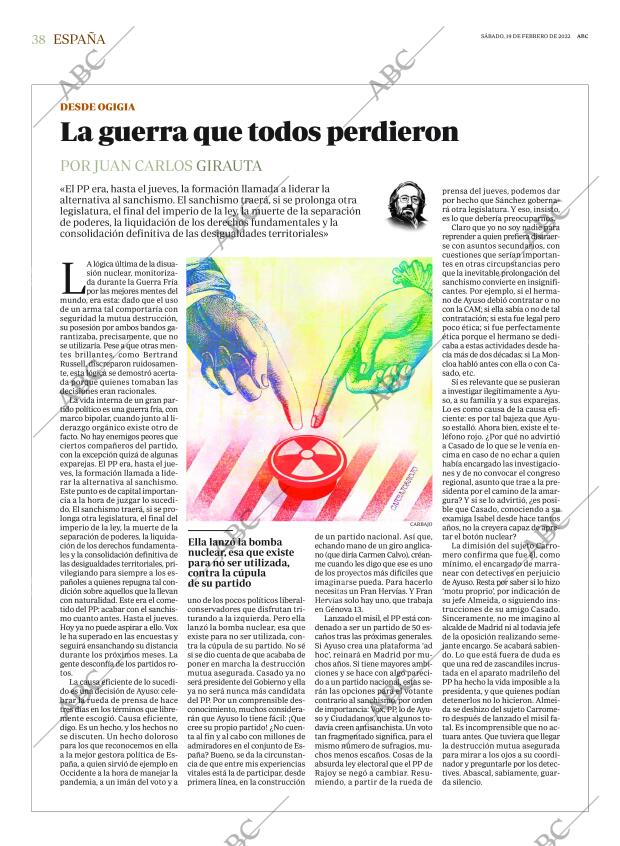ABC SEVILLA 19-02-2022 página 38
