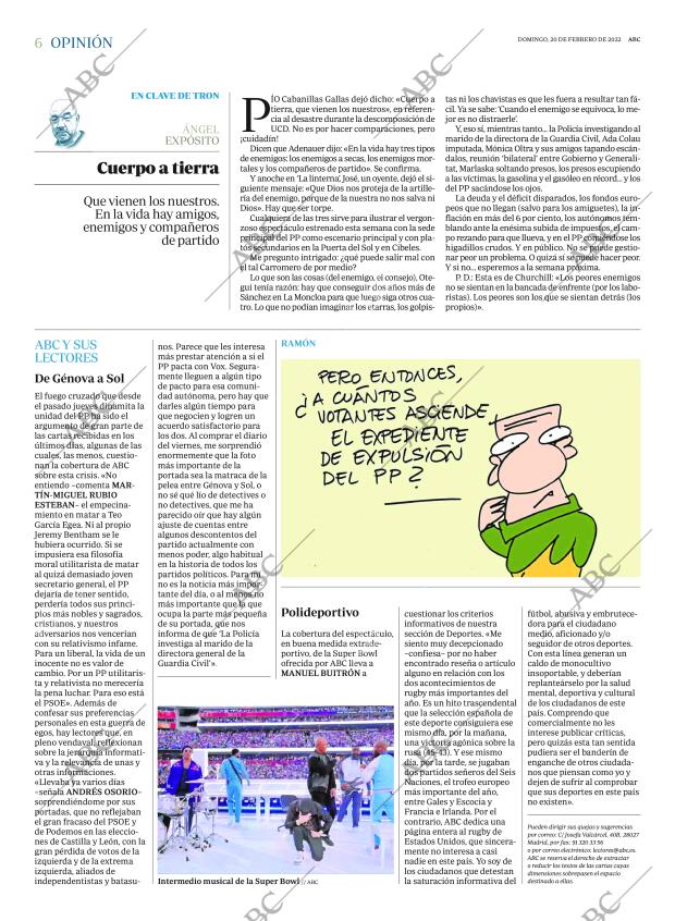 ABC MADRID 20-02-2022 página 6