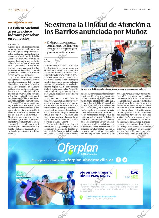 ABC SEVILLA 20-02-2022 página 22