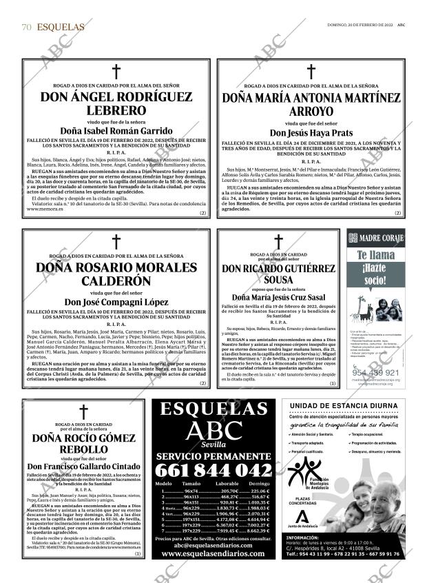 ABC SEVILLA 20-02-2022 página 70