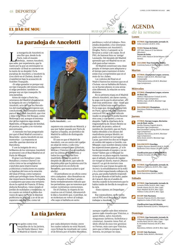 ABC MADRID 21-02-2022 página 48