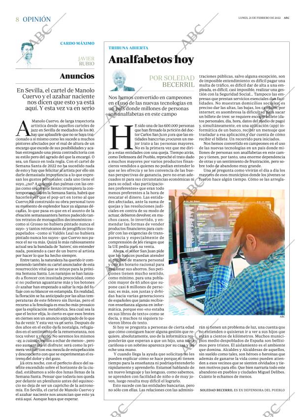 ABC SEVILLA 21-02-2022 página 8