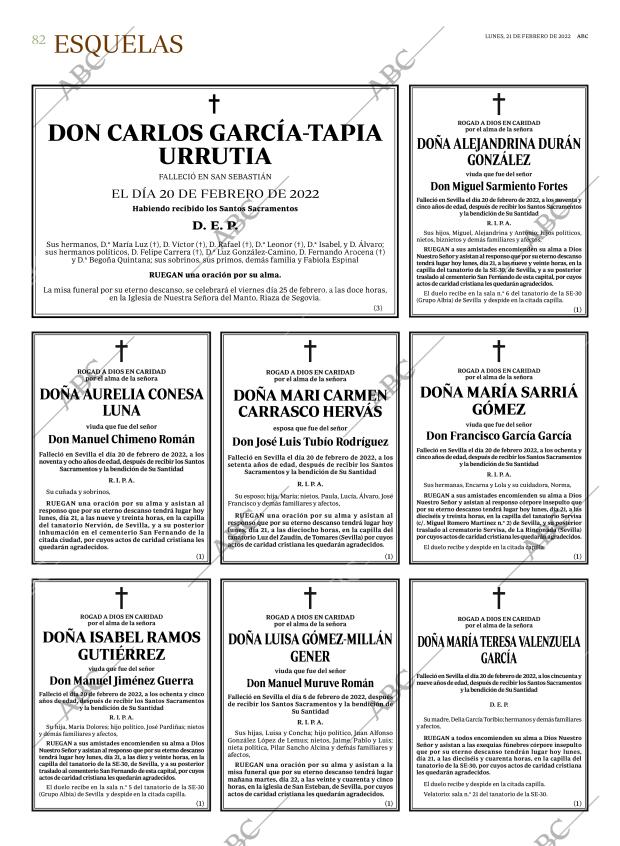 ABC SEVILLA 21-02-2022 página 82