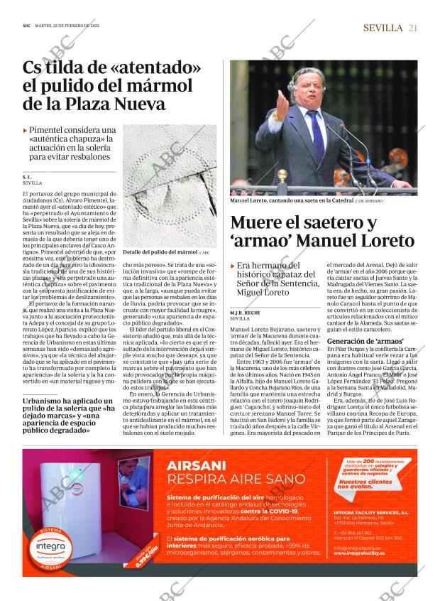ABC SEVILLA 22-02-2022 página 21