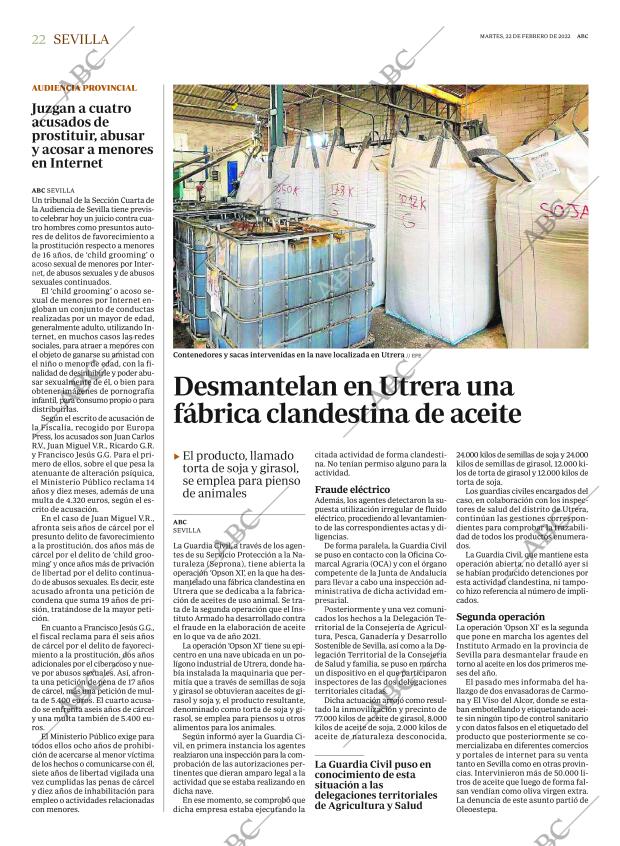 ABC SEVILLA 22-02-2022 página 22