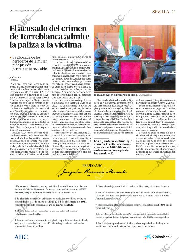 ABC SEVILLA 22-02-2022 página 23