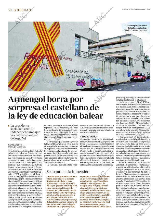 ABC SEVILLA 22-02-2022 página 50