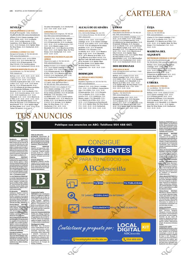 ABC SEVILLA 22-02-2022 página 57