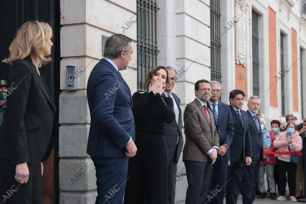 La presidenta de la Comunidad de Madrid, Isabel Díaz Ayuso, participa en el...