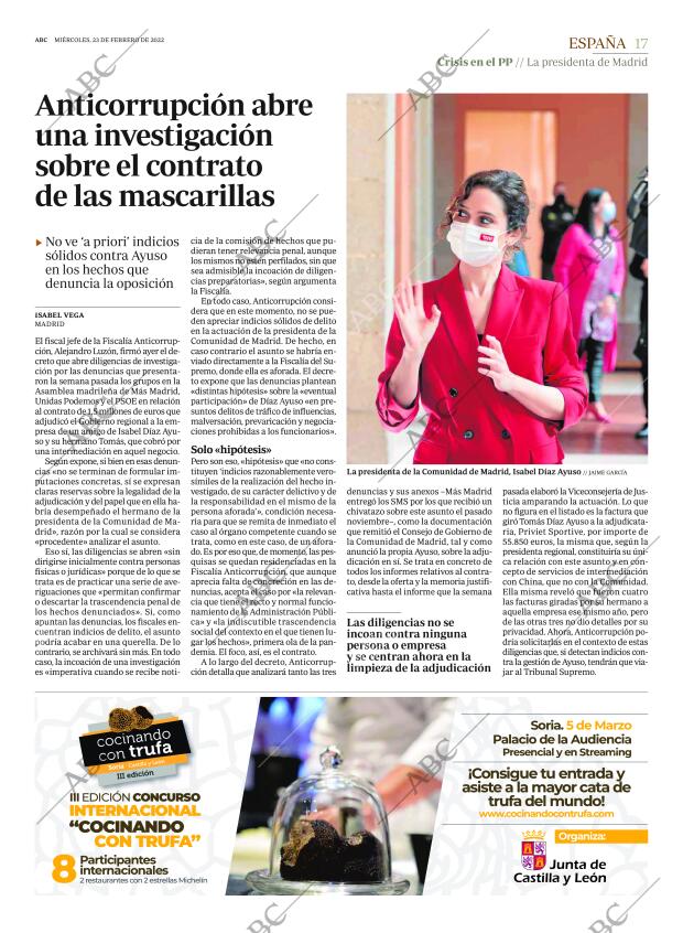 ABC MADRID 23-02-2022 página 17