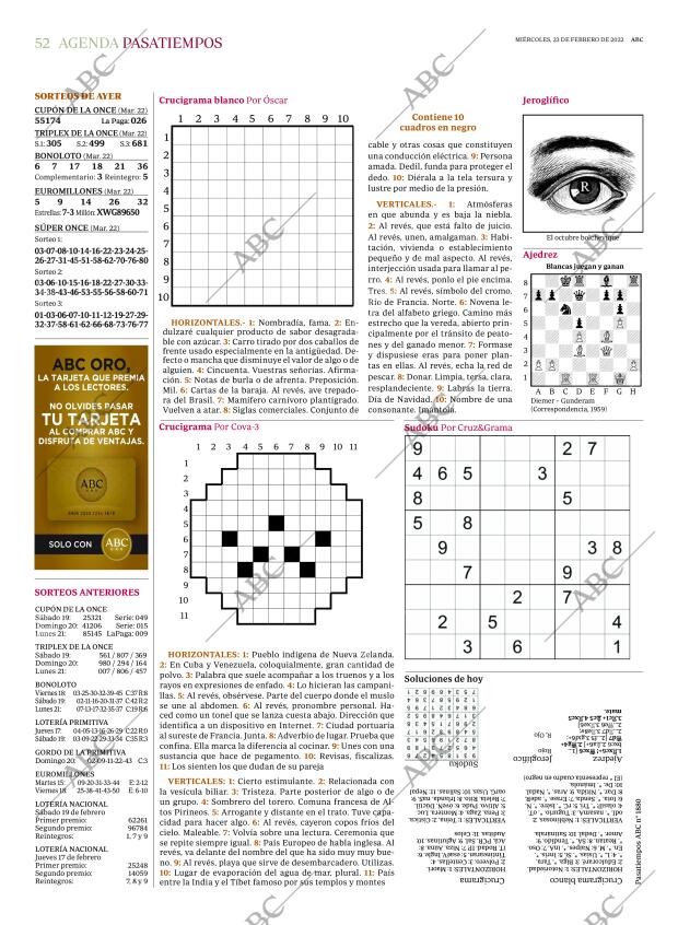 ABC MADRID 23-02-2022 página 52