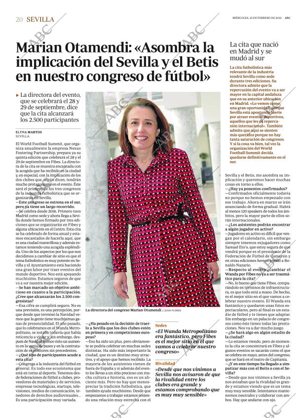 ABC SEVILLA 23-02-2022 página 20