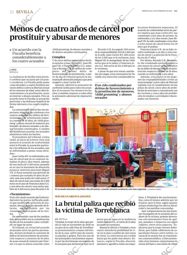 ABC SEVILLA 23-02-2022 página 22