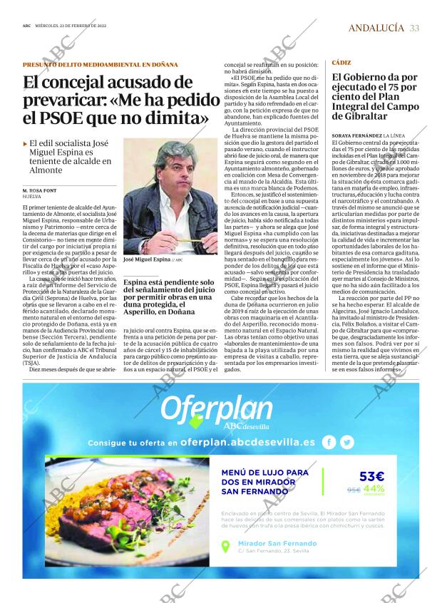 ABC SEVILLA 23-02-2022 página 33