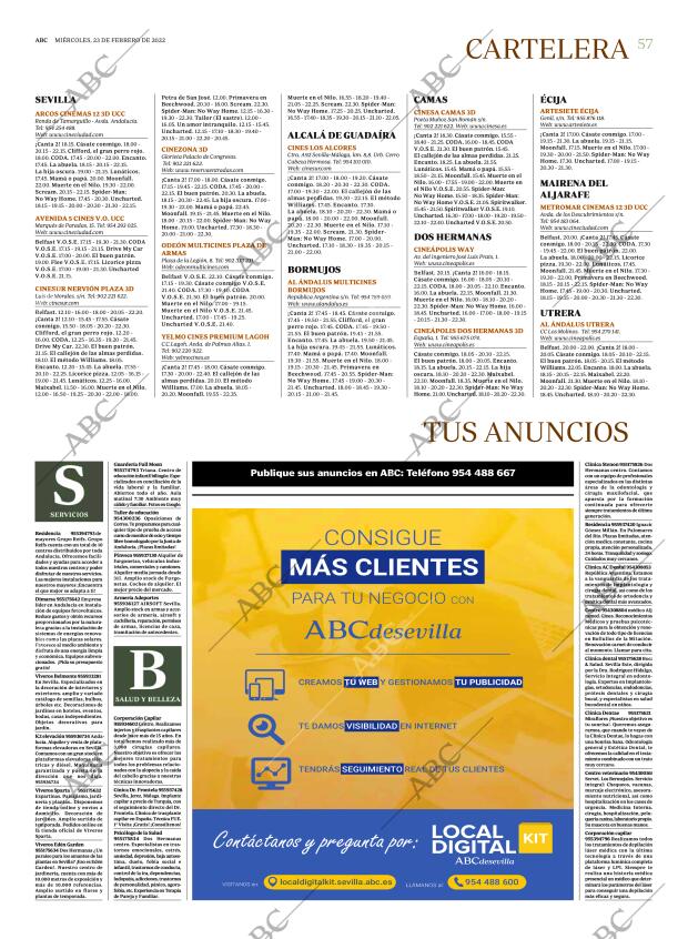 ABC SEVILLA 23-02-2022 página 57