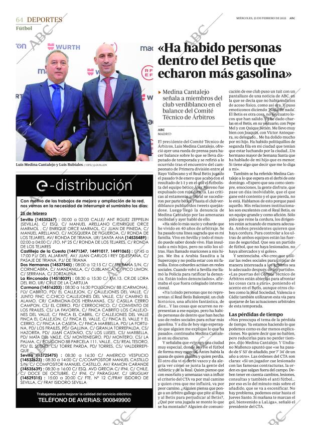 ABC SEVILLA 23-02-2022 página 64