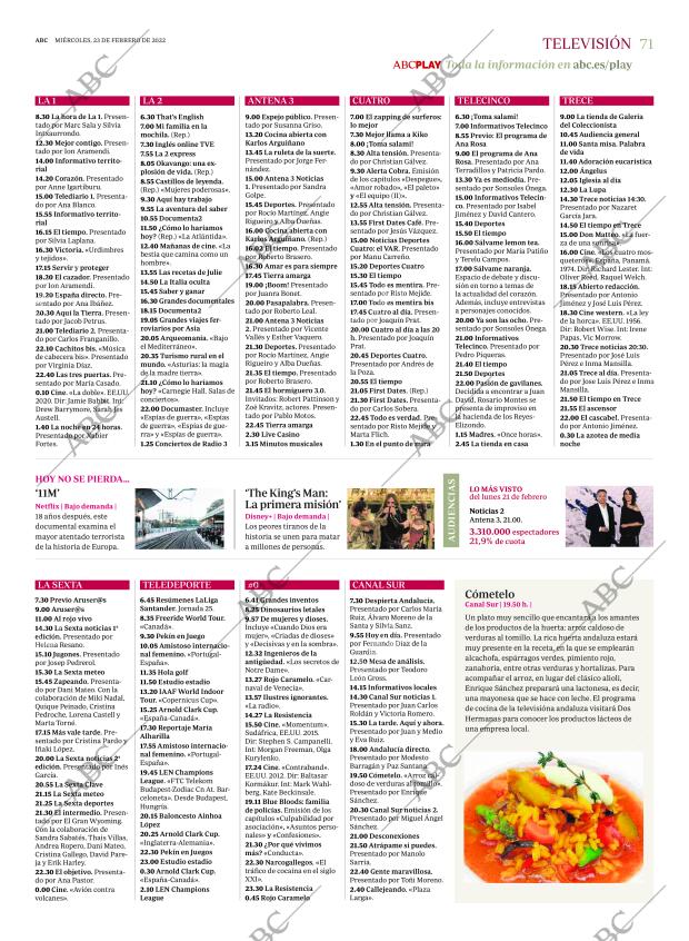 ABC SEVILLA 23-02-2022 página 71