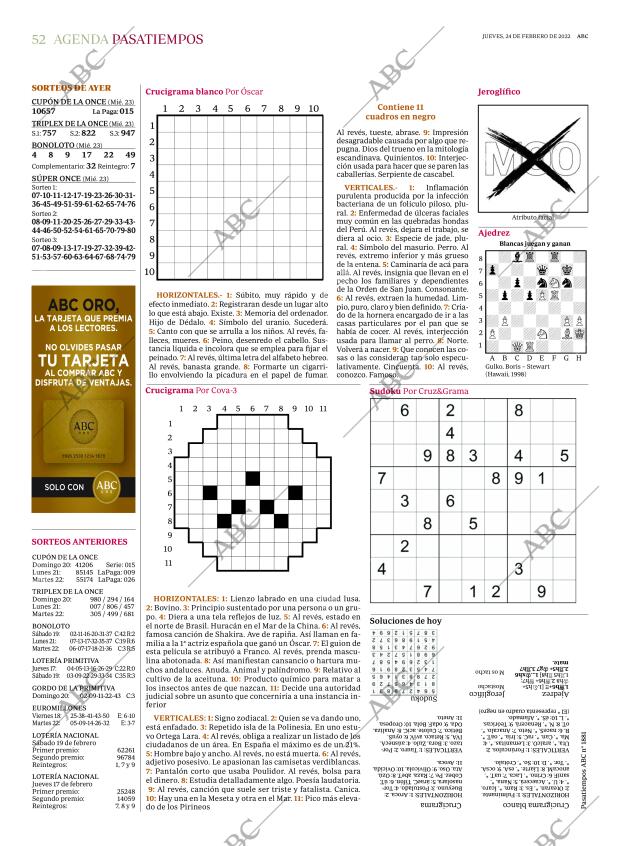 ABC MADRID 24-02-2022 página 52