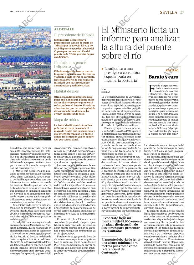 ABC SEVILLA 27-02-2022 página 27