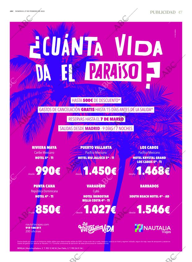 ABC SEVILLA 27-02-2022 página 47