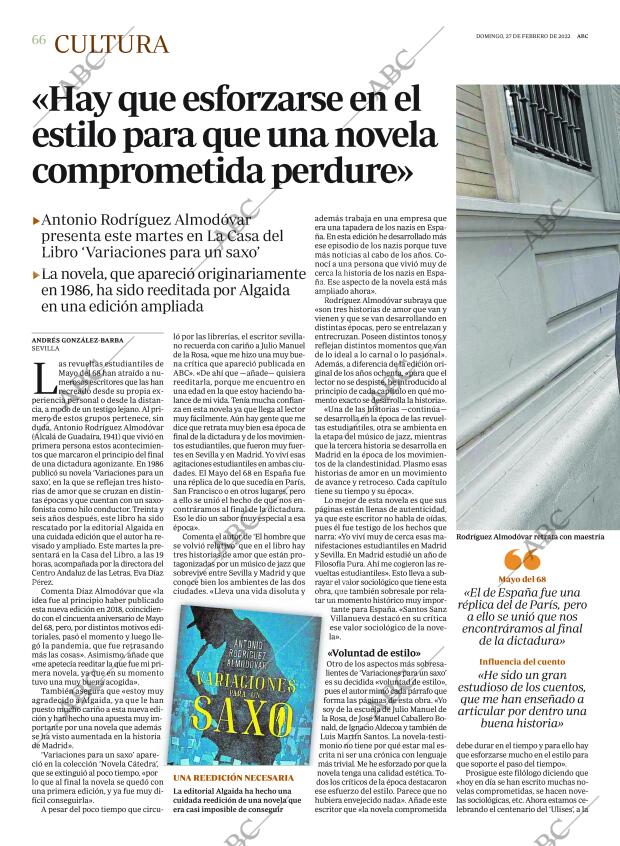 ABC SEVILLA 27-02-2022 página 66