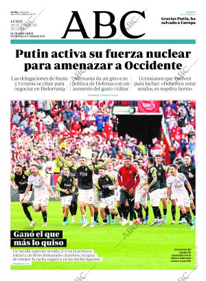 ABC SEVILLA 28-02-2022 página 1