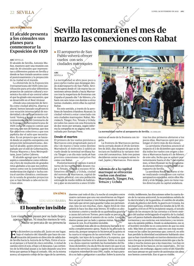 ABC SEVILLA 28-02-2022 página 22