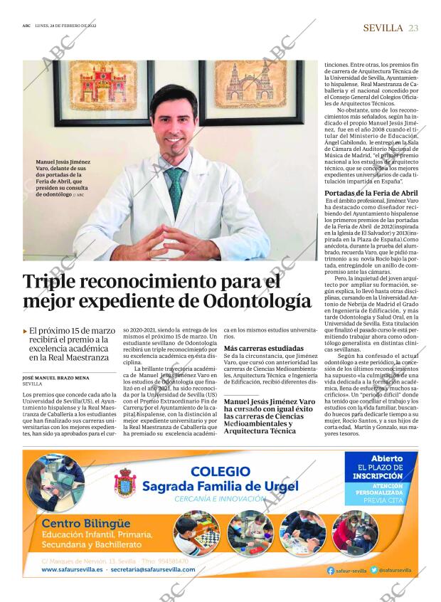 ABC SEVILLA 28-02-2022 página 23