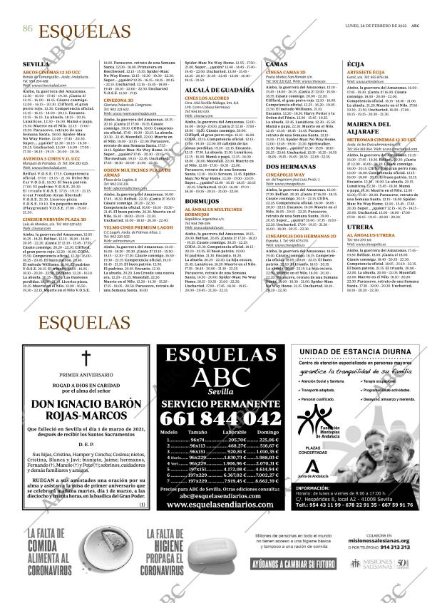 ABC SEVILLA 28-02-2022 página 86